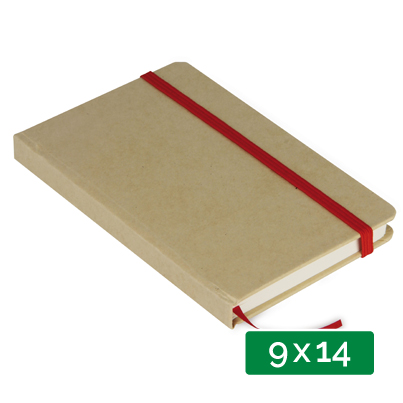 Blocco notes personalizzato 9x14 in carta riciclata
