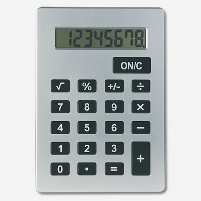 Calcolatrice maxi da scrivania personalizzata