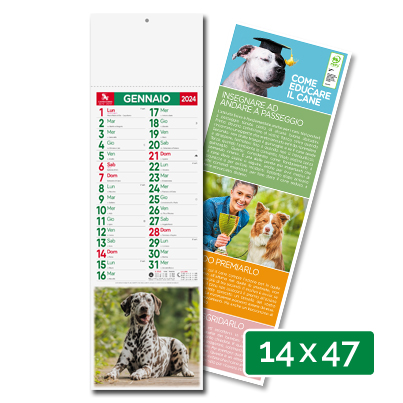 Calendario silhouette personalizzato cani e gatti