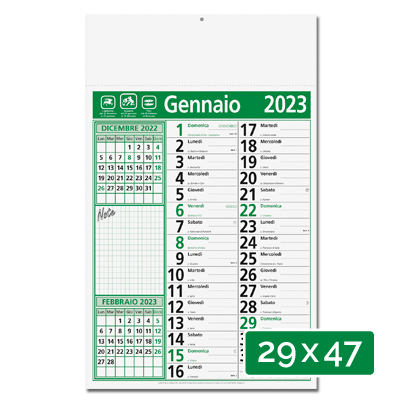 Calendario personalizzato olandese colorato