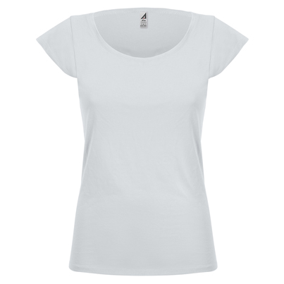 T-shirt donna bianca personalizzata