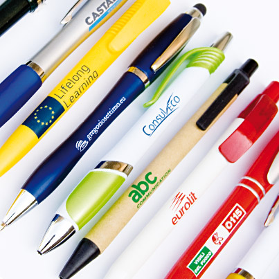 Penna personalizzata in plastica colorata
