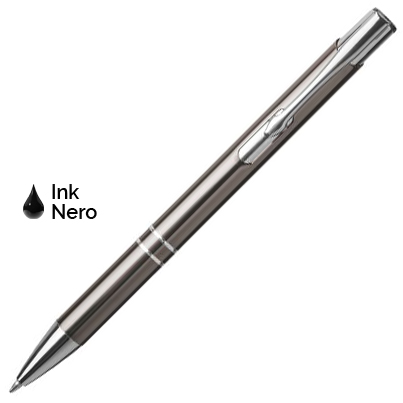 Penna in alluminio personalizzata con clip in metallo