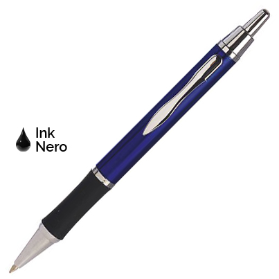 Penna in metallo personalizzata con impugnatura in gomma