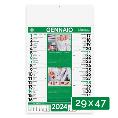 Calendario personalizzato Farmacia
