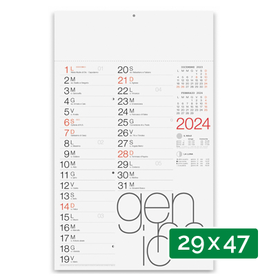 Calendario personalizzato olandese moderno