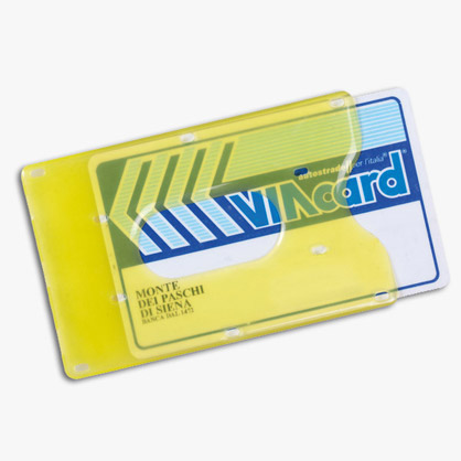 Porta card personalizzato in plastica rigida