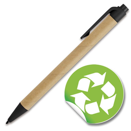 Penna ecologica in cartoncino riciclato