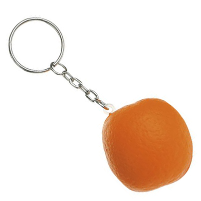 Portachiavi antistress personalizzato arancia