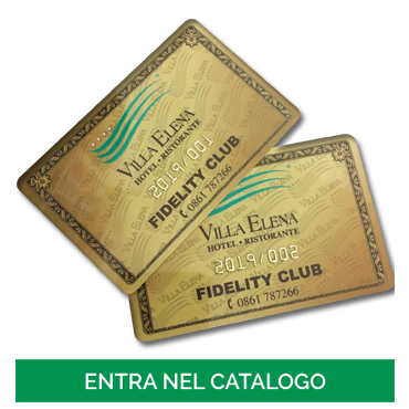 Card personalizzate con chip e rfid contactless